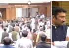 बिहार विधानसभा में RJD और BJP विधायकों के बीच धक्का-मुक्की, कुर्सी पलटी