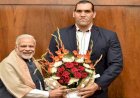 WWE रेसलर द ग्रेट खली ने थामा भाजपा का दामन: राजनीति के रिंग में उतरे WWE रेसलर द ग्रेट खली,