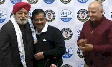 दिल्ली विधानसभा चुनाव : बीजेपी को बड़ा झटका, AAP में शामिल हुए चार बार के विधायक हरशरण सिंह बल्ली