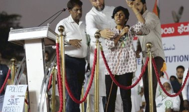 'पाकिस्तान जिंदाबाद' का नारा लगाने वाली युवती अमूल्या लियोन को जेल,देशद्रोह का मुकदमा दर्ज,AIMIM अध्यक्ष असदुद्दीन ओवैसी की मौजूदगी में लगाया था नारा