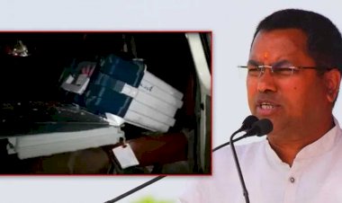 गाड़ी में EVM मिलने पर बीजेपी कैंडिडेट ने कहा- ड्राइवर ने की थी पोलिंग कर्मचारियों की मदद