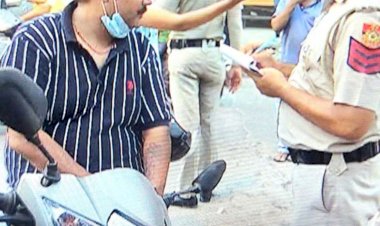 मास्क न लगाने पर करीब ढाई लाख लोगों के काटे चालान