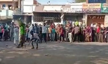 ‘संविधान की बात करने वालों के हाथ में फिर पत्थर’: शिमोगा में बुर्का के समर्थन में कॉलेज पर पत्थरबाजी, लगाई गई धारा-144