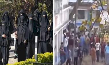 पश्चिम बंगाल में बुर्का पहनने से मना करने पर मुस्लिम भीड़ ने स्कूल पर किया हमला: ममता शासन में हेडमास्टर निलंबित, विभागीय जाँच शुरू