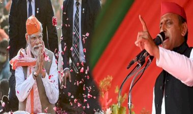 पीएम मोदी की केसरिया टोपी पर अखिलेश यादव का पलटवार, वीडियो में देखिये